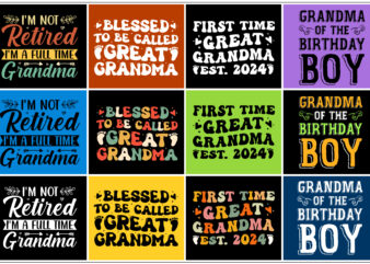 Grandma T-Shirt Design Bundle