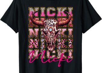 Graphic Nicki Personalized Proud Name I Love Nicki Vintage T-Shirt