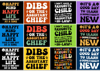 Groovy T-Shirt Design Bundle