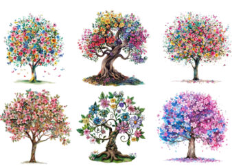 Happy Spring Tree clipart