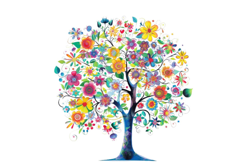 Happy Spring Tree clipart