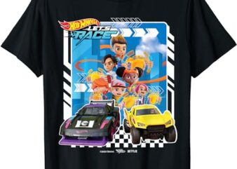 Hot wheels let's race - coop spark mac brights axle sidecar t-shirt