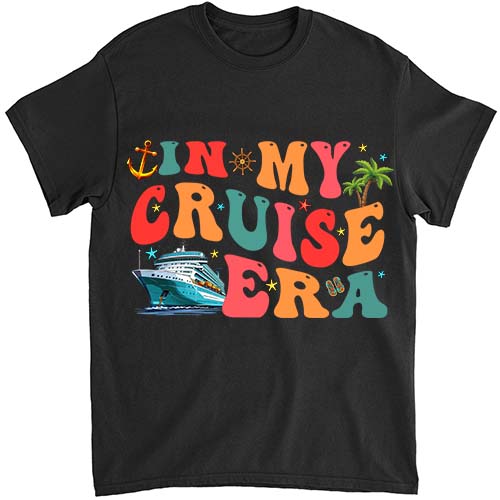 In My Cruise Era Shirt, Funny Vacation Tee, Family Cruise Gift, Cruise Travel Tshirt LTSP