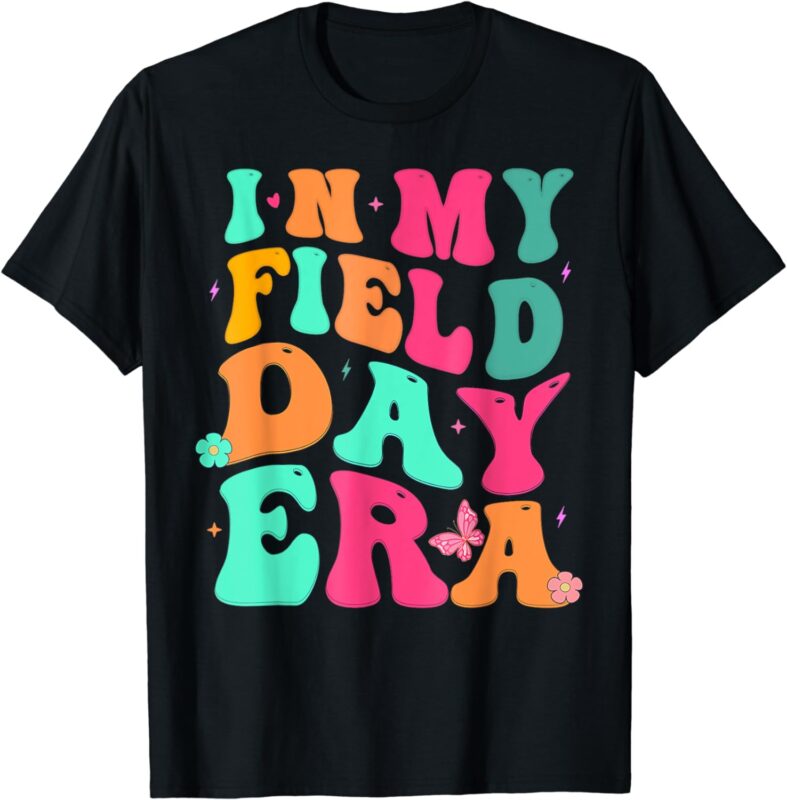 In My Field Trip Era Retro Groovy Teacher Field Day 2024 T-Shirt
