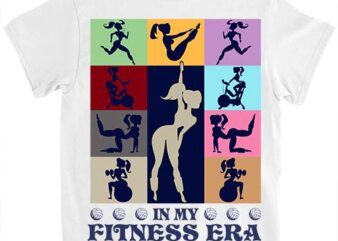 In My fitness Era Retro Vintage fitness Sport Game Day T-Shirt ltsp