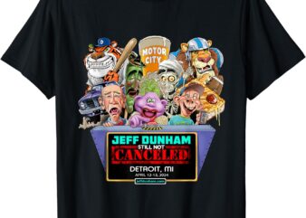 Jeff dunham detroit, mi (2024) t-shirt