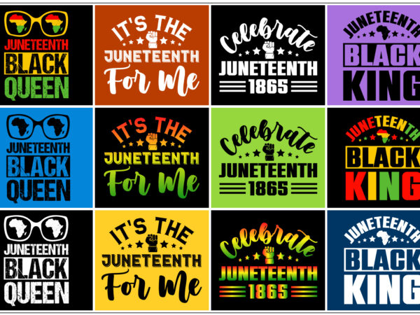 Juneteenth t-shirt design bundle