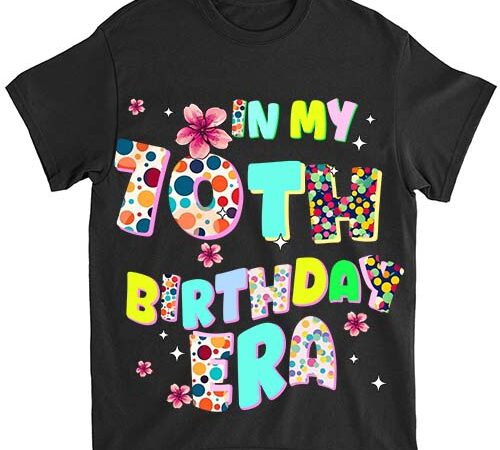 Kids in my 10th birthday era girl gifts seven bday 10 year old t-shirt ltsp