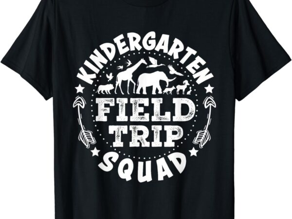 Kindergarten zoo field trip squad teacher student kids t-shirt