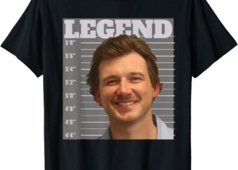 Legend Mugshot of Morgan Trending Mug Shot April 2024 T-Shirt
