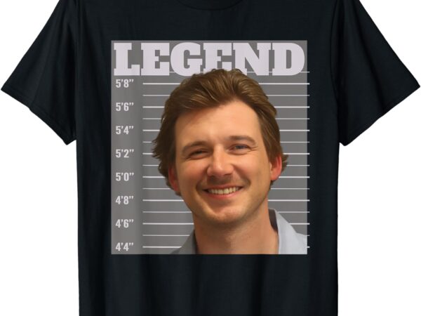 Legend mugshot of morgan trending mug shot april 2024 t-shirt