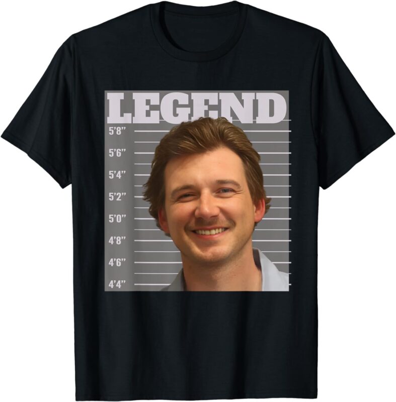 Legend Mugshot of Morgan Trending Mug Shot April 2024 T-Shirt
