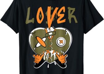 Loser Lover Drip Heart Olive Green 5s Matching For Men Women T-Shirt