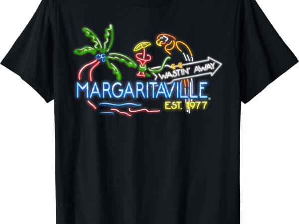 Margaritaville neon sign t-shirt
