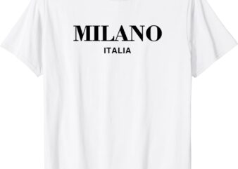 Milano Italia Retro Preppy Italy Womens Girls Milan Souvenir T-Shirt
