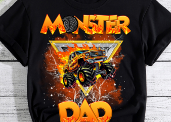Monster Truck Dad Monster Truck Are My Jam Lovers Father_s Day T-Shirt PN LTSP