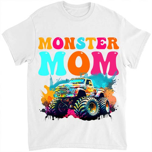 Monster Truck Mom Family Matching Monster Truck Lovers T-Shirt ltsp 1 png file