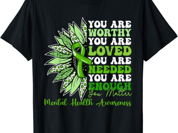 Motivational support warrior mental health awareness gifts t-shirt