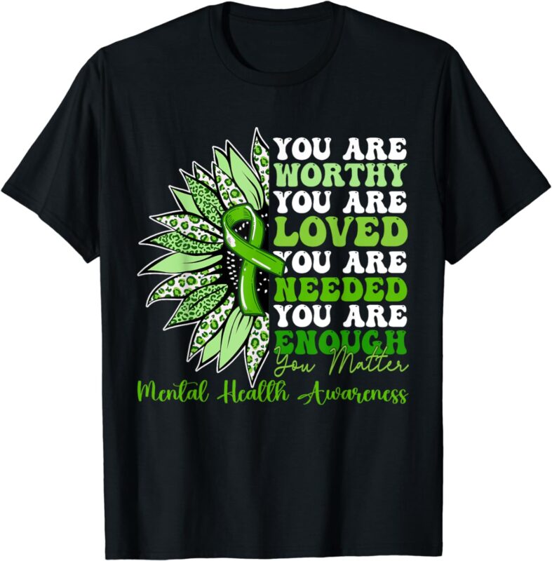 Motivational Support Warrior Mental Health Awareness Gifts T-Shirt