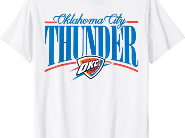 Nba oklahoma city thunder logo arch t-shirt