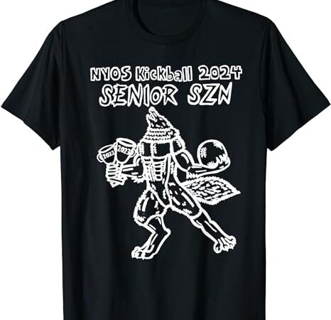 Nyos kickball tournament 2024 senior class design t-shirt