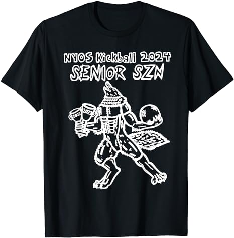 NYOS Kickball Tournament 2024 Senior Class Design T-Shirt
