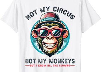 Not My Circus Not My Monkeys But I Know All The Clowns Men T-Shirt