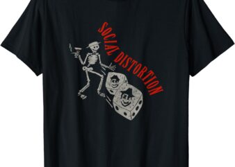 Official Social Distortion Skelly Dice T-Shirt