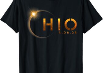 Ohio Total Solar Eclipse April 8 2024 Ohio Solar Eclipse T-Shirt