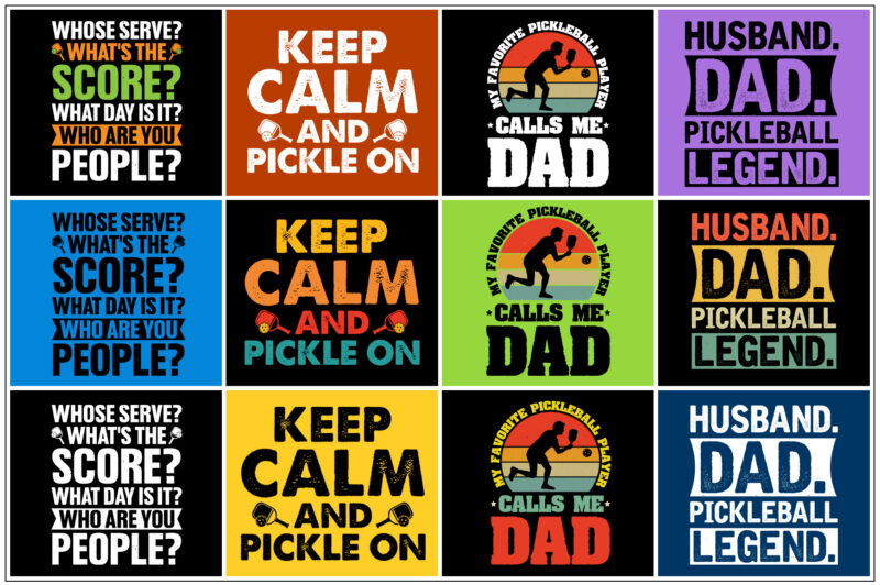 Pickleball,Pickleball TShirt,Pickleball TShirt Design,Pickleball TShirt Design Bundle,Pickleball T-Shirt,Pickleball T-Shirt Design