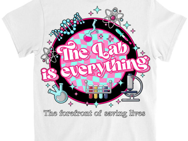 Retro lab week 2024 medical lab tech team patient care tech t-shirt ltsp png file