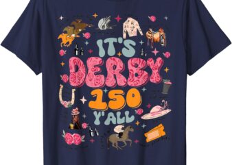 Retro Womens Mens Derby Day 2024 150Th Horse Race Day KY T-Shirt