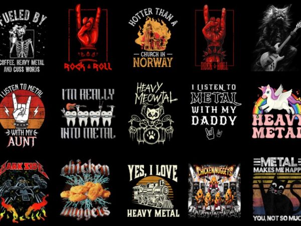 15 heavy metal shirt designs bundle p1, heavy metal t-shirt, heavy metal png file, heavy metal digital file, heavy metal gift, heavy metal d