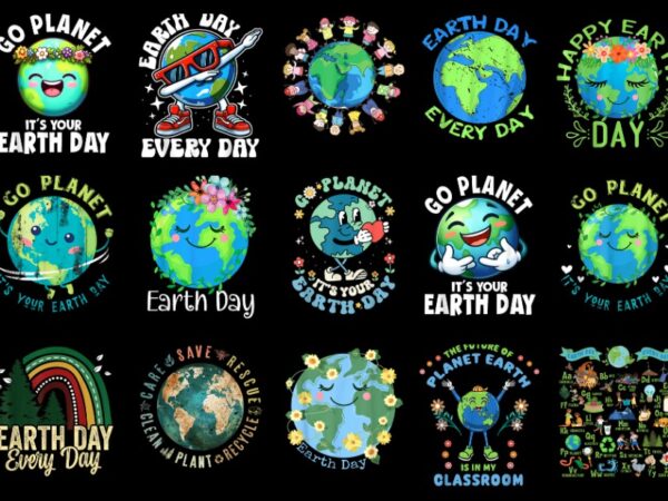 15 earth day shirt designs bundle p2, earth day t-shirt, earth day png file, earth day digital file, earth day gift, earth day download, ear