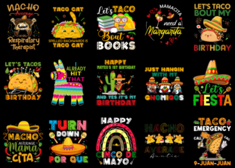 15 Cinco De Mayo Shirt Designs Bundle P7, Cinco De Mayo T-shirt, Cinco De Mayo png file, Cinco De Mayo digital file, Cinco De Mayo gift, Cin