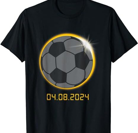 Soccer lover player total solar eclipse men women outfit t-shirt
