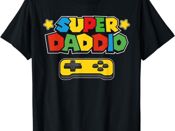 Super daddio gamer dad t-shirt