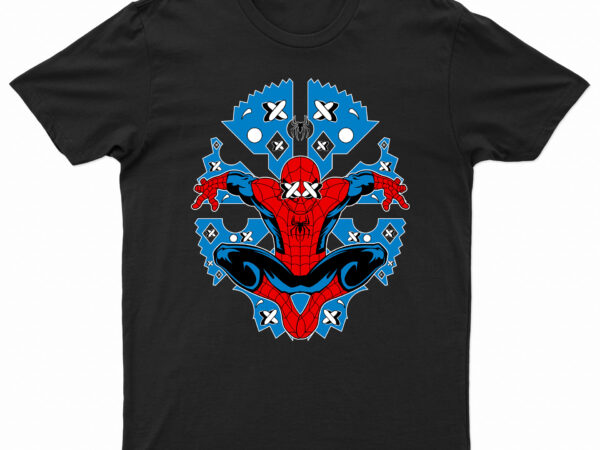 Spider man superhero pop culture t-shirt design for sale | ready to print.