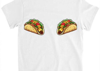 Taco Boob Breast Funny Mexican Cinco De Mayo ltsp t shirt designs for sale