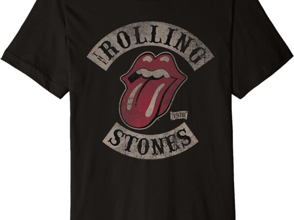 The rolling stones tour 78 rock music band premium t-shirt