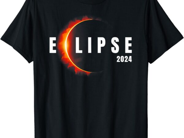 Total solar eclipse 2024 men women kids t-shirt