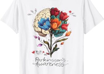 Tulip Parkinson’s Awareness Parkinson April Month Gifts T-Shirt