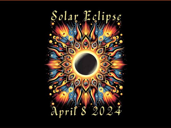 2024 sun totality april 8th america png