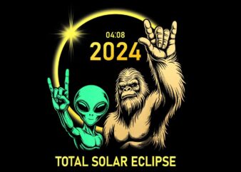 Total Solar Eclipse Alien Bigfoot Rock April Png