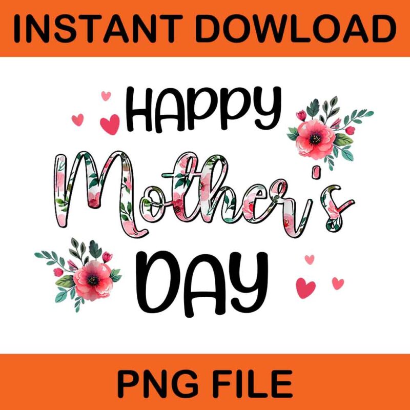 Happy Mother’s Day Flower PNG