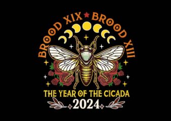 Brood XIX Brood XIII Year Of The Cicada 2024 PNG