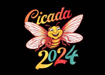 Funny Cicada 2024 PNG