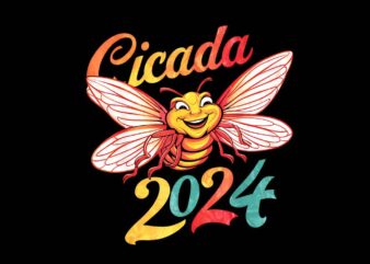 Funny cicada 2024 png