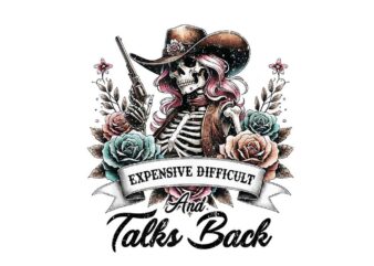Expensive Difficult And Talks Back Messy Bun Mothers Day PNG