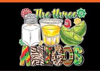 The Three Amigos PNG t shirt designs for sale